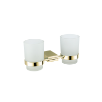 Стакан для зубних щіток VBI NEPTUNE GOLD подвійний VBI-040514GL