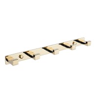 Гачок для рушників VBI QUADRO GOLD п'ятірний VBI-049705GL