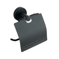 Тримач для туалетного паперу з кришкою VBI VENUS BLACK VBI-040013BL