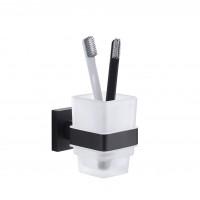 Стакан для зубних щіток VBI JUPITER BLACK VBI-040604BL