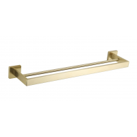 Вішалка для рушників VBI JUPITER BRUSH GOLD подвійна VBI-040608BG