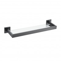 Полиця скляна VBI JUPITER BLACK VBI-040609BL