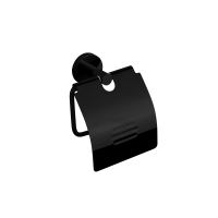 Тримач для туалетного паперу з кришкою VBI URANUS BLACK VBI-040413BL