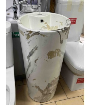 Умивальник (раковина) REA BLANKA MARBLE підлоговий REA-U8704 ВИСТАВКОВИЙ ЗРАЗОК