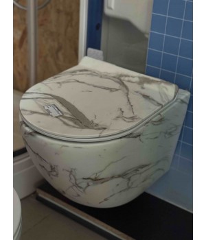 Підвісний унітаз REA CARLOS SLIM LAVA MATT REA-C8004 ВИСТАВКОВИЙ ЗРАЗОК