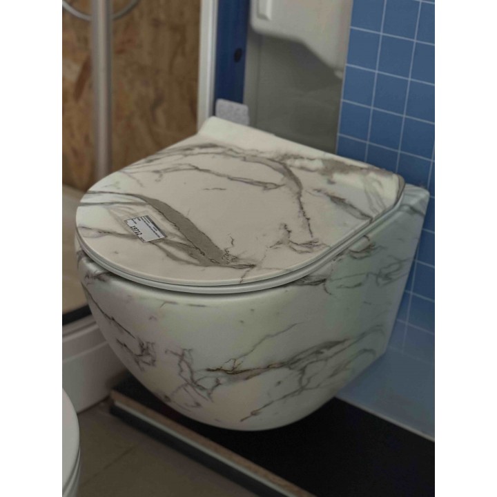 Підвісний унітаз REA CARLOS SLIM LAVA MATT REA-C8004 ВИСТАВКОВИЙ ЗРАЗОК