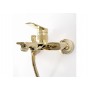 Змішувач для ванни REA VIRAL GOLD золотий настінний REA-B2024